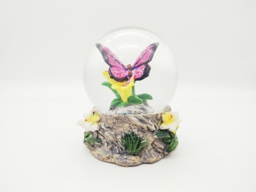 Glitter Ball Butterfly Pink